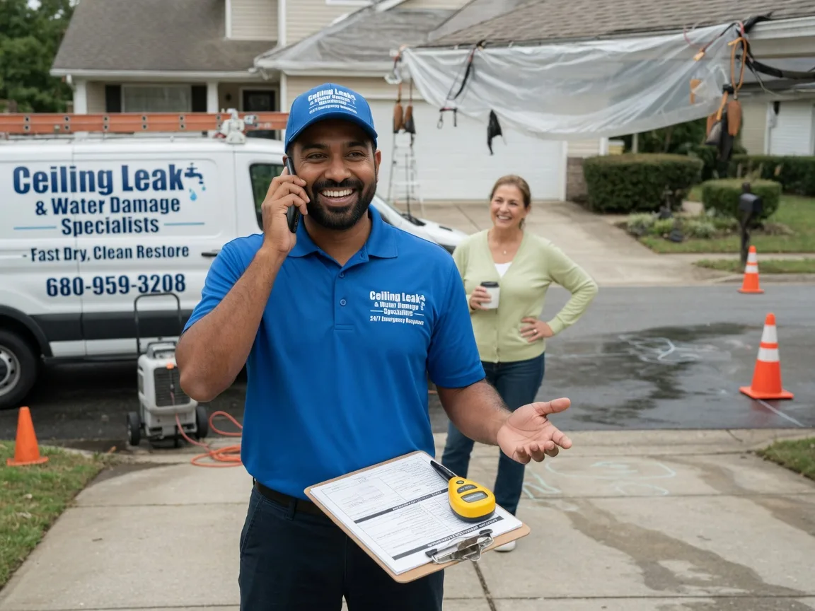 Ceiling Leak Cleanup Meadows Of Dan, VA FAQs